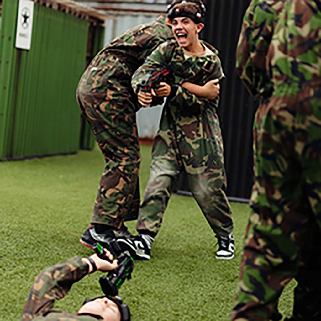 Glasgow laser tag outdoor arena